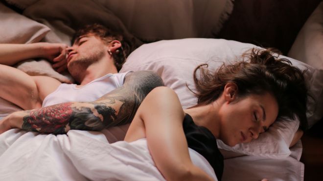 women dreaming of someone sleeping beside her
