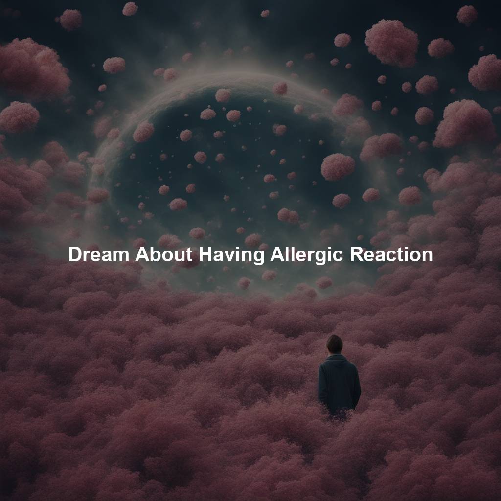 Dream About Having Allergic Reaction