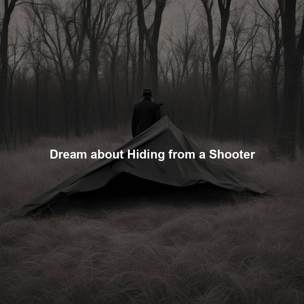 Dream about Hiding from a Shooter
