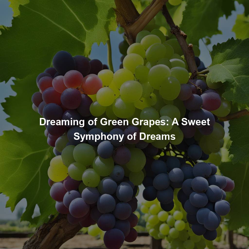 Dreaming of Green Grapes: A Sweet Symphony of Dreams