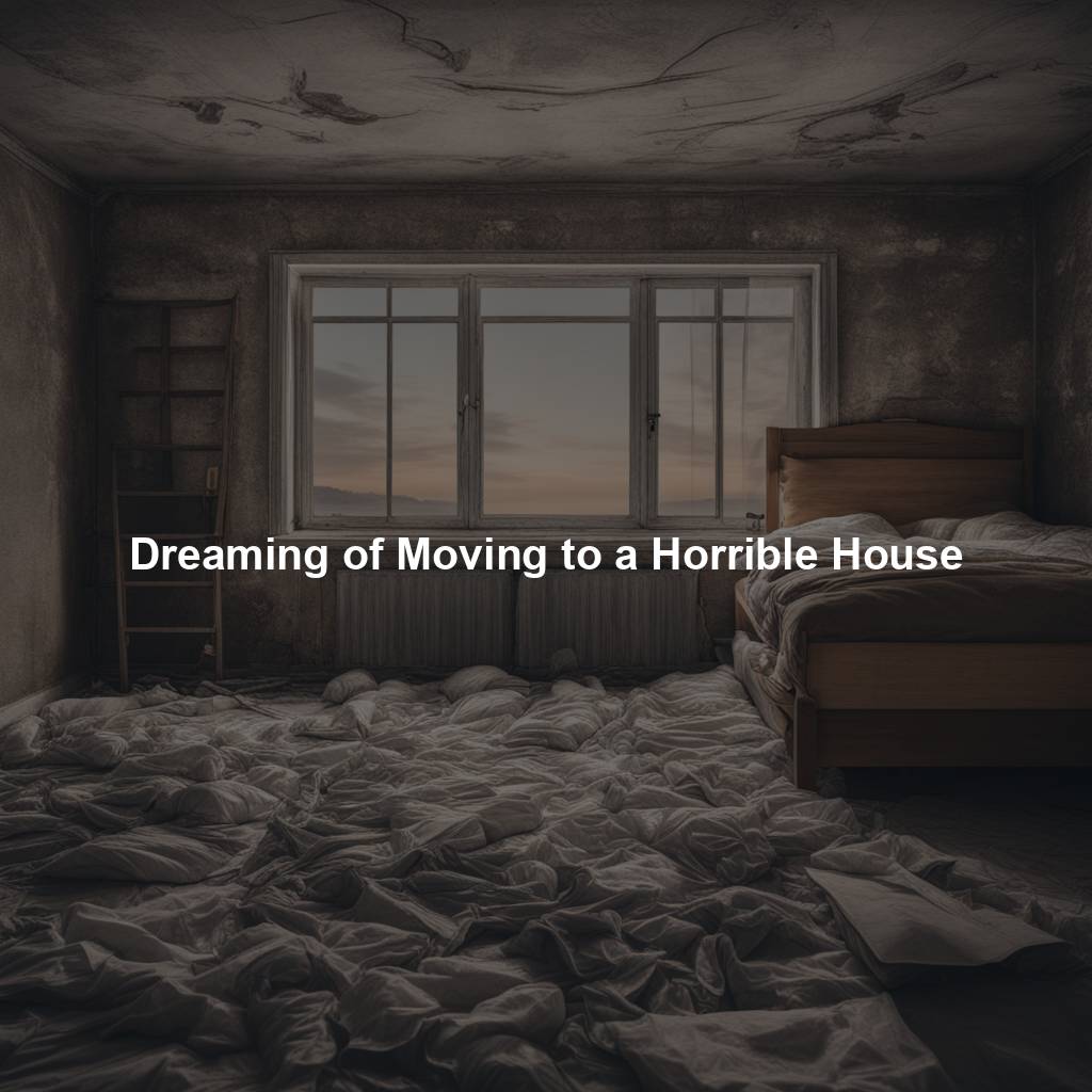 Dreaming of Moving to a Horrible House