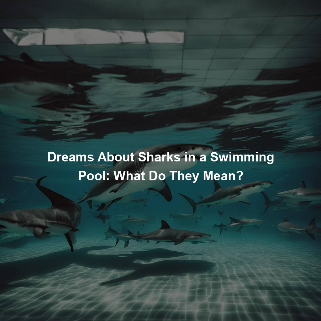 Dreams About Sharks in a Swimming Pool: What Do They Mean?
