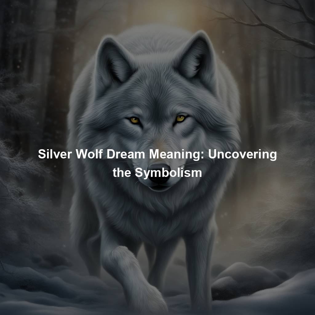 Silver Wolf Dream Meaning: Uncovering the Symbolism